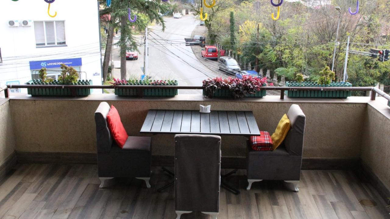 Tskaltubo Hotel Terrace Exterior photo