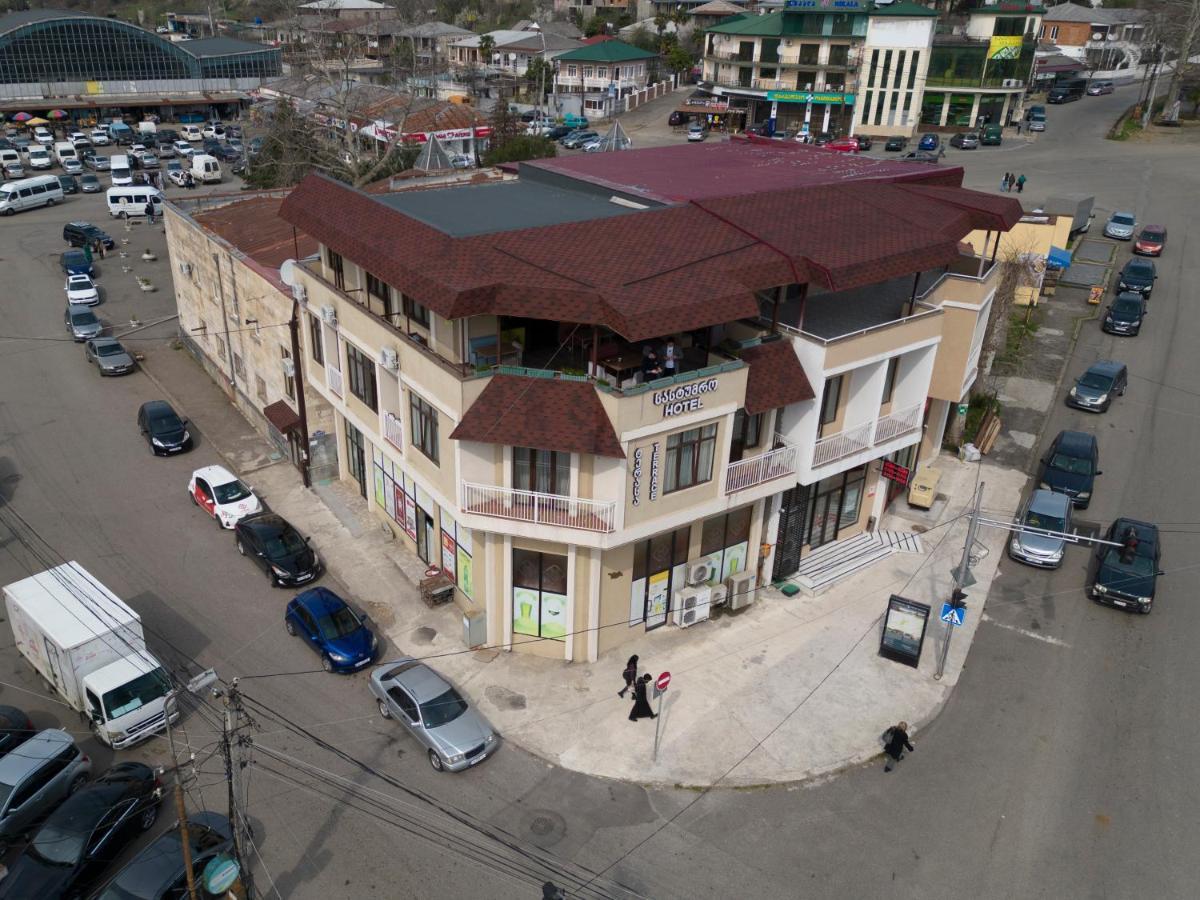 Tskaltubo Hotel Terrace Exterior photo